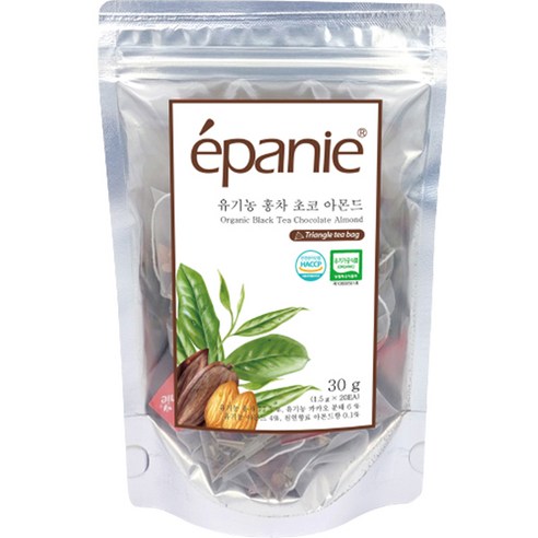에빠니 홍차 초코 아몬드, 20g, 20개입, 1개, 1.5g