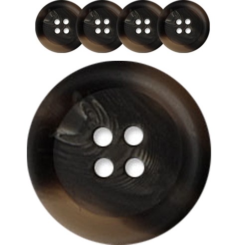 동대문단추왕 고급 무광 코트 가디건 큰 사이즈 단추 28mm, LBR플러스, 5개