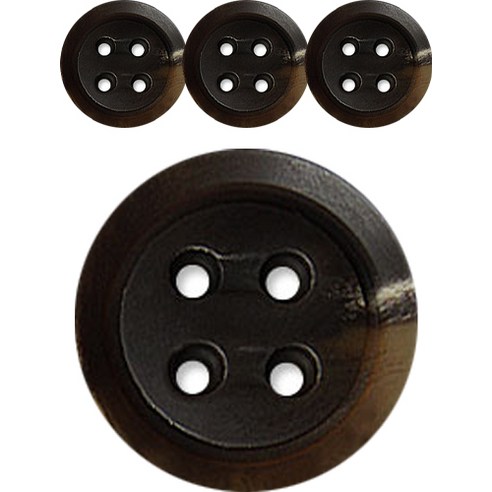 동대문단추왕 고급 무광 코트 가디건 큰 사이즈 단추 30mm, BR르노, 4개