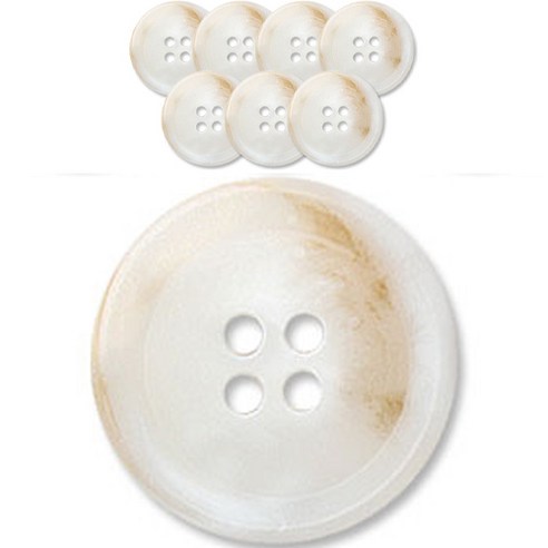 동대문단추왕 고급 무광 코트 가디건 단추 18mm, 잡스WT, 8개