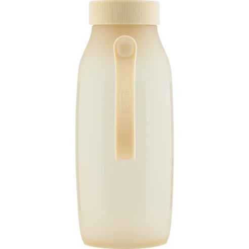 실리팟 실리콘 핸디 보틀, 샌드베이지, 500ml, 1개
