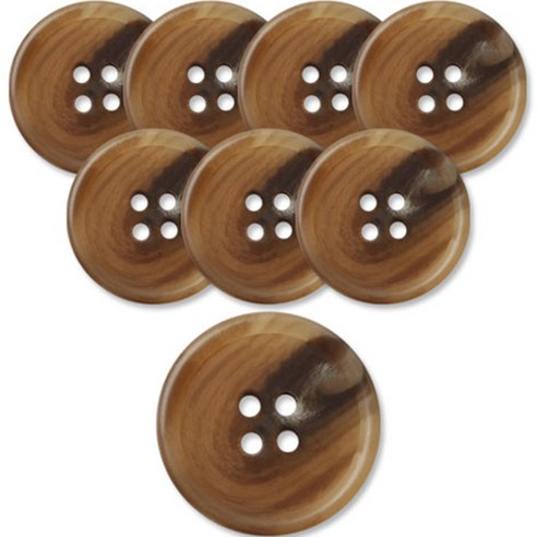 동대문단추왕 고급 무광 코트 가디건 단추 메시아 21mm, 8개, BG