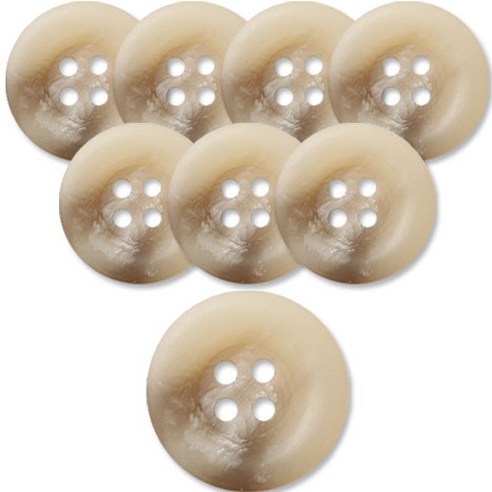 동대문단추왕 무광 코트 가디건 단추 브레인 LBG 18mm, 8개