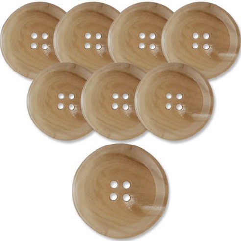 동대문단추왕 무광 코트 가디건 단추 덴마크 LBG 18mm, 8개