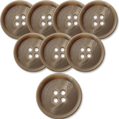 동대문단추왕 고급 무광 코트 가디건 단추 15mm, 워킹KKBG, 8개