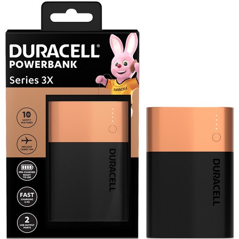 듀라셀 파워뱅크 보조배터리 시리즈 3X 9750mAh