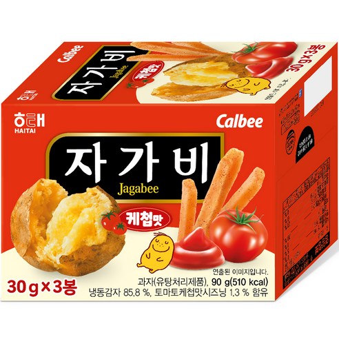 자가비 케첩맛 3p, 90g, 1개