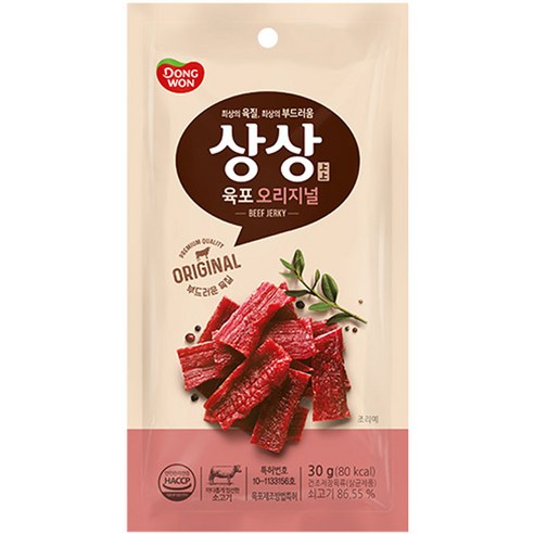 동원 상상육포 오리지널, 30g, 1개