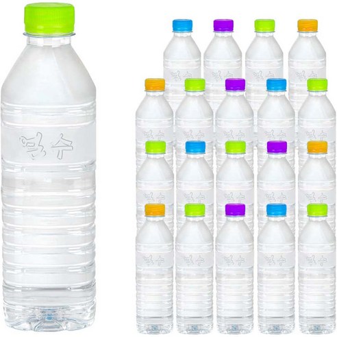얼수 무라벨 생수, 500ml, 20개