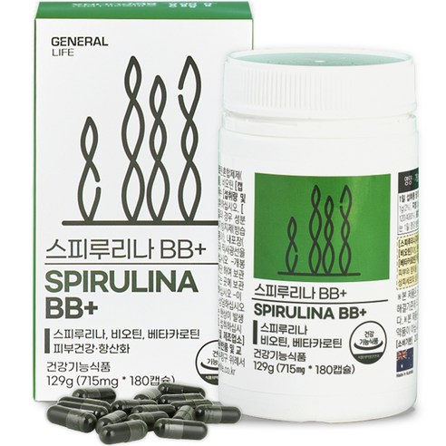 제너럴라이프 스피루리나 BB+, 2개 묶음, 총 129g spirulina