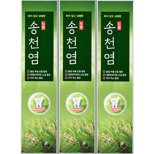 송천염 치약, 120g, 9개