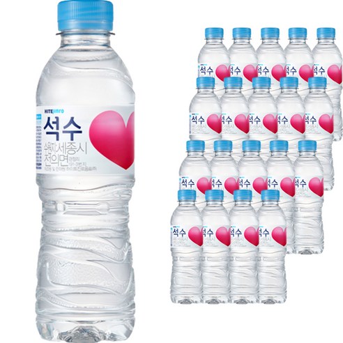 석수 하이트진로 생수, 350ml, 20개