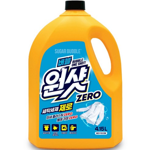 삶기세탁세제 슈가버블 버블원샷 세탁세제 제로 실내건조, 4.15L, 1개 Best Top5 삶기세탁세제 슈가버블 버블원샷 세탁세제 제로 실내건조, 4.15L, 1개 Best Top5
