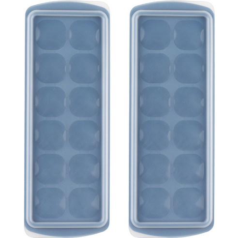 얼음트레이 실리가든 실리콘 캡슐 12구 얼음틀 2p, 오션블루 Best Top3