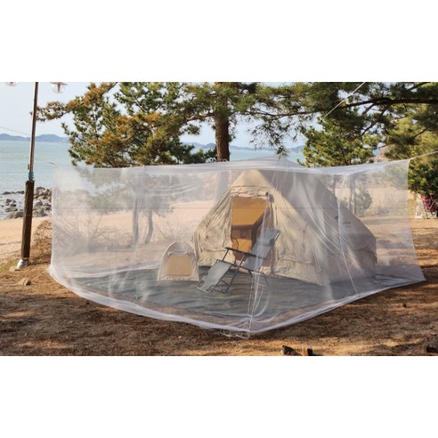 모기 걱정 없이 꿀잠을 선사하는 금동이 사각모기장