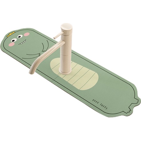 데이소이 쏘퍼니 수도꼭지 매트 10 x 38 cm, 07 공룡, 1개