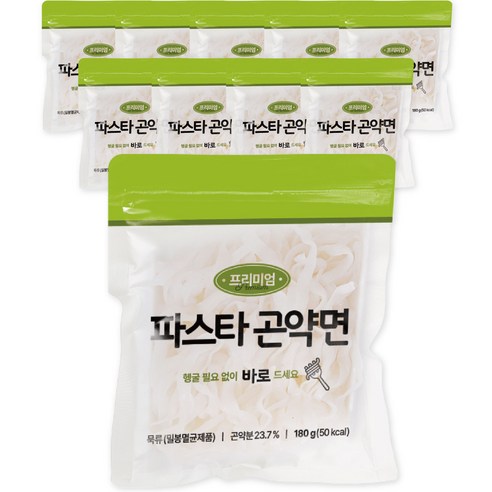 프리미엄 파스타 곤약면, 10개, 180g