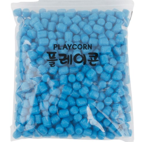 플레이콘 만들기재료 리필 500p, 파랑, 1개