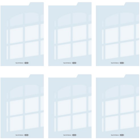 플레픽 스티키 점착식 인덱스 메모지 24 WINDOW, (24 window), 6개