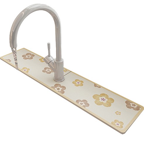 소니오 흡수 방수 수도꼭지 매트 10 x 38 cm, 1개, TYPE 03