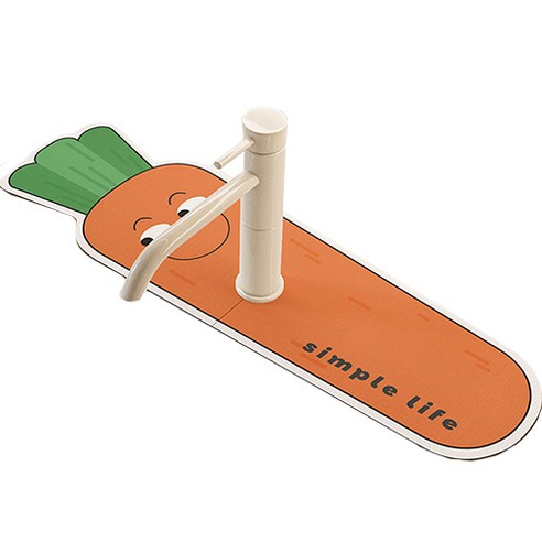 소니오 캐릭터 수도꼭지 규조 매트 TYPE 04 14 x 38 cm, 1개