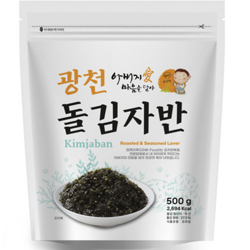 광천 아버지 마음을담아 돌김자반, 1개, 500g