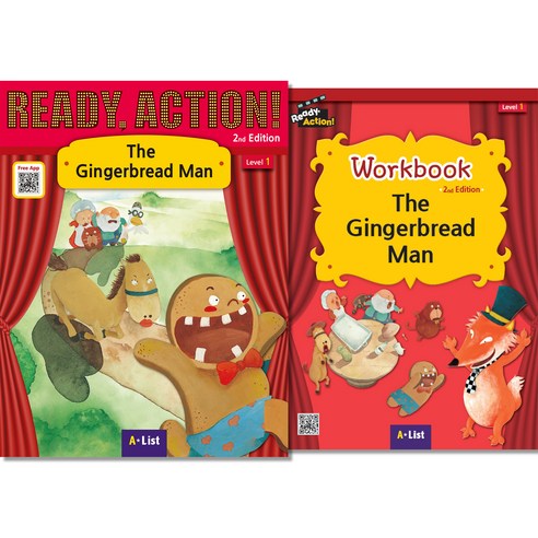 Ready Action 2E 1 : The Gingerbread Man, A*LIST, 유아/유치/초등