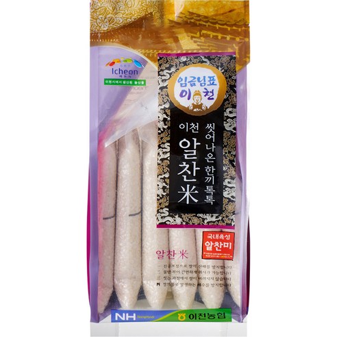 씻어나온 한끼톡톡 이천 알찬미 6p, 1.8kg, 1개