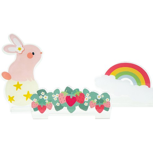 멜로우스토리 우리아이 백일 돌 생일상 꾸미기 세트, 3.STRAWBERRY, 1세트