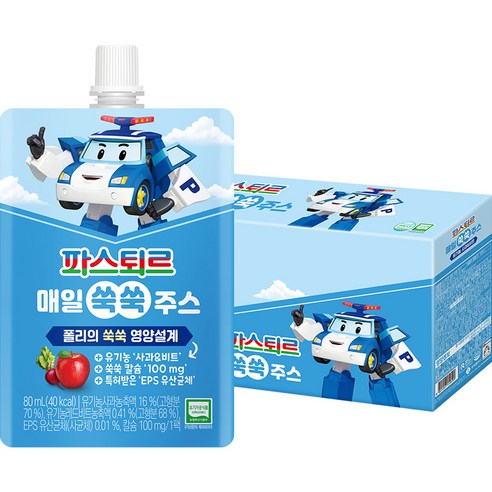 파스퇴르 유아용 매일 쑥쑥 주스 10p, 혼합맛(사과/비트), 800ml, 1개 혼합맛(사과/비트) × 800ml × 1개 섬네일