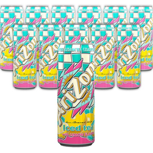 아리조나 아이스드 티 위드 레몬향 CAN, 680ml, 12개입