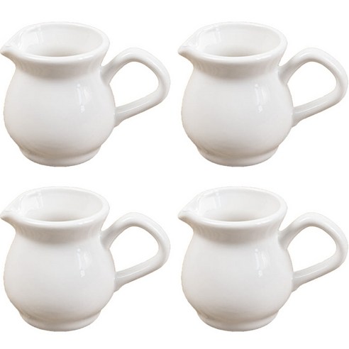 시라쿠스 메이플 소스컵 70ml, 화이트, 4개