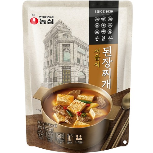 한일관 된장찌개, 460g, 1개