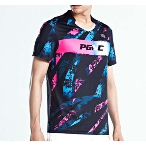 할인 가격으로 구매할 수 있는 패기앤코 남성용 스포츠 기능성 반팔 라운드 그래픽 티셔츠