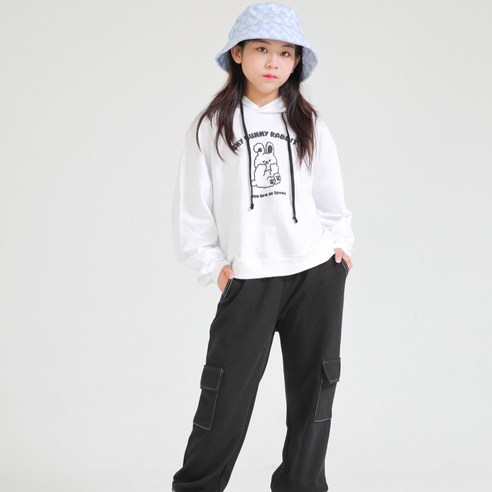 初中 時尚 女孩 服裝 上衣 連帽衫 T卹 女孩 女孩 初中