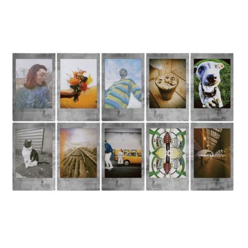 인스탁스 미니필름 스톤 그레이: 추억을 아름답게 담아내는 흑백 마법