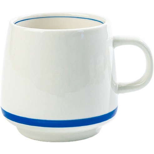 시라쿠스 메이플 머그컵 300ml, 라인블루, 1개