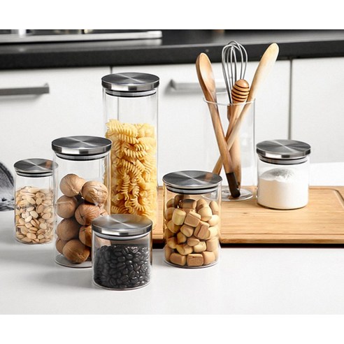 다재다능하고 내구성 있는 차이나다 스테인리스 뚜껑 원형 내열유리병