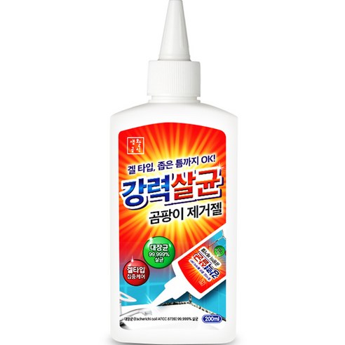 생활공식 강력 살균 곰팡이 제거젤, 200ml, 1개