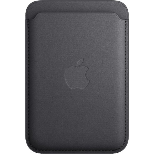 Apple 정품 아이폰 맥세이프형 파인우븐 카드지갑, 블랙, 1개
