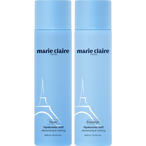 [OKㅣ강추] 마리끌레르 히아루로닉 소프트 토너 300ml + 에멀젼 300ml 세트 [OKNOWㅣ추천상품]