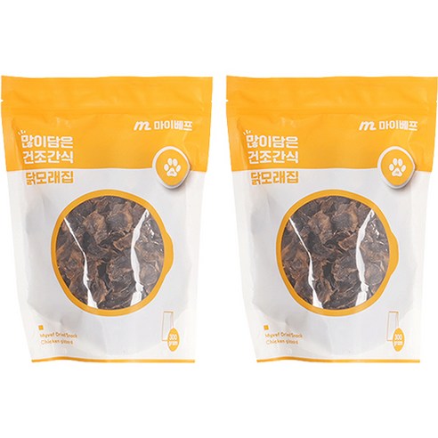 마이베프 많이 담은 건조간식 닭모래집 대용량, 300g, 2개