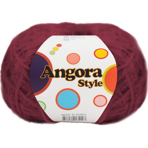 yarna 앙고라 스타일 뜨개실 75g, 연핑크 2개, 1개 코코얀 yarna 앙고라 스타일 뜨개실 75g, 연핑크 2개, 1개 코코얀