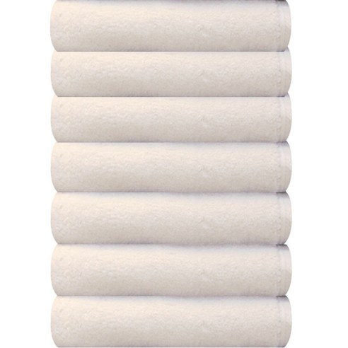 송월타올 헤비 호텔수건 180g 40수, 화이트, 7개