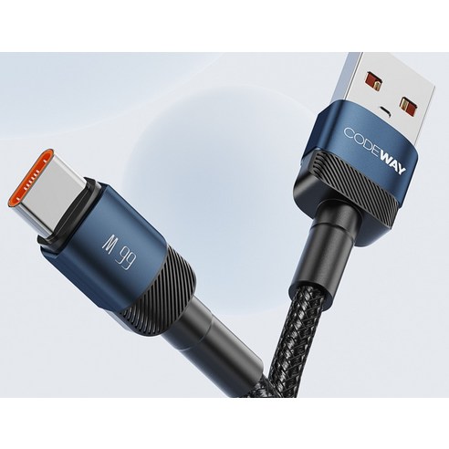 안정적인 연결, 빠른 충전, 뛰어난 내구성을 위한 편리한 USB A-C타입 충전 케이블