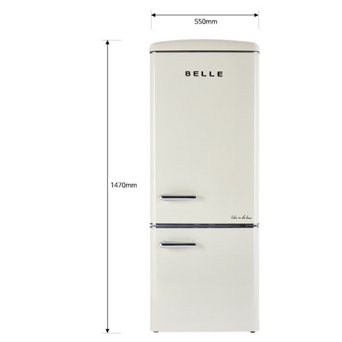 편리함, 스타일, 효율성을 갖춘 BELLE 뉴 레트로 소형 냉장고