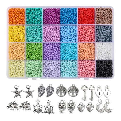 알로데 공예 구슬 만들기 DIY 비즈 3mm ONE SIZE, NO 04, 1개