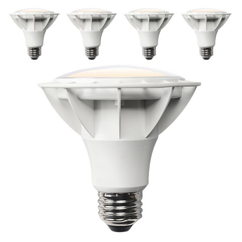 원하 비츠온 스포트 확산형 LED 전구 화이트 15W PAR30, 주백색, 5개