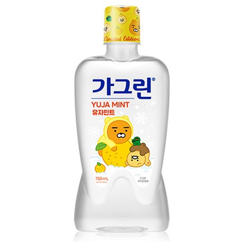 가그린 유자민트향 구강세정제, 1개, 750ml