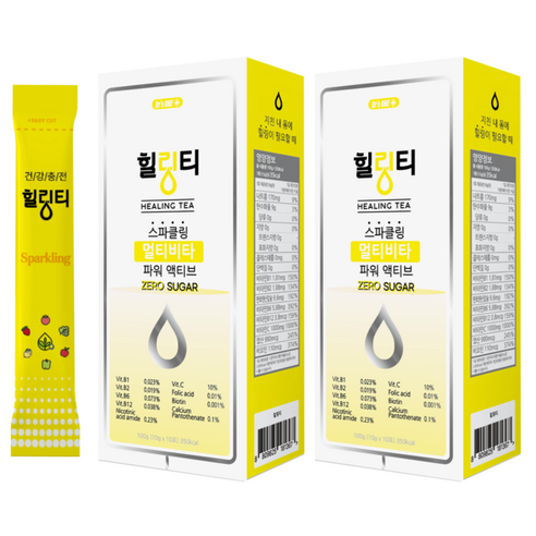 닥터스원 힐링티 스파클링 멀티비타 파워 액티브 ZERO SUGAR 10p